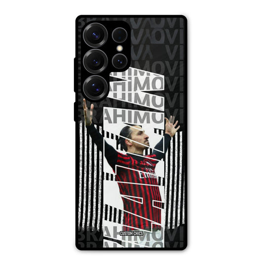 Ibrahimovic Typography Samsung Galaxy S25 Ultra Mobile Back Cover - Sports PrintShield Case
