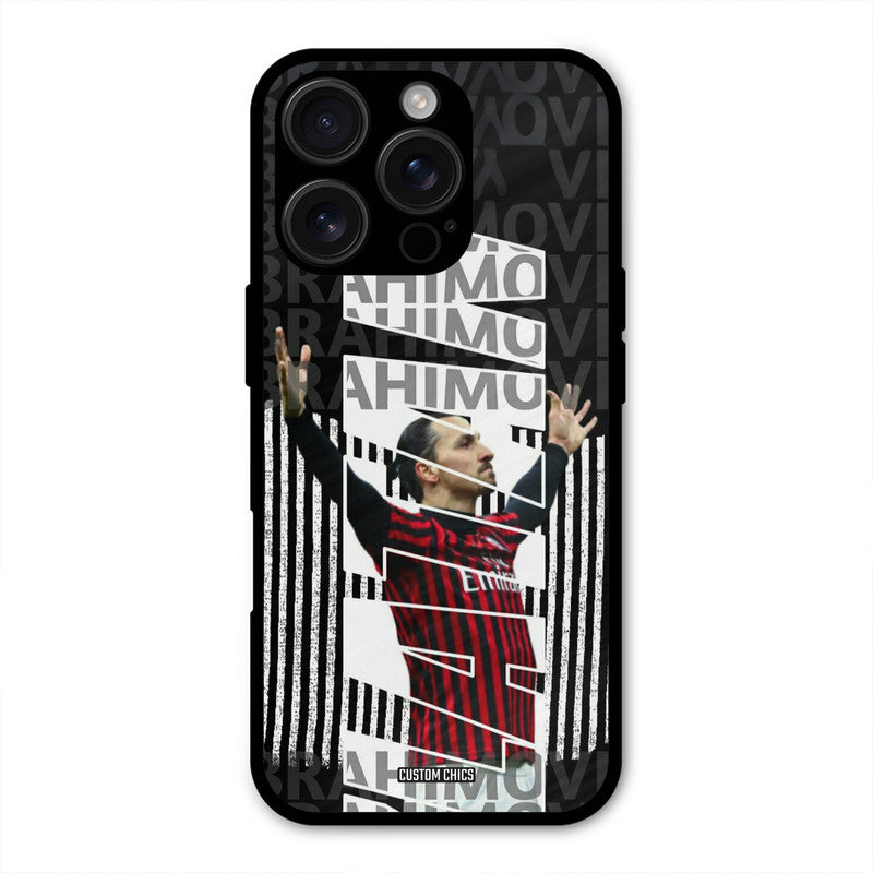 Ibrahimovic Typography  iPhone 16 Pro Mobile Back Cover - Sports PrintShield Case