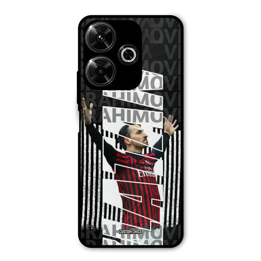 Ibrahimovic Typography Redmi 13 5G Mobile Back Cover - Sports PrintShield Case