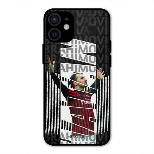 Ibrahimovic Typography iPhone 12 Mini Mobile Back Cover - Sports PrintShield Case