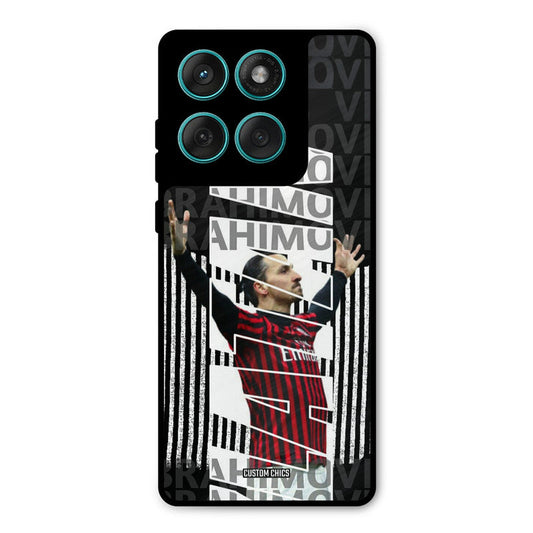 Ibrahimovic Typography Motorola Edge 60 Mobile Back Cover - Sports PrintShield Case