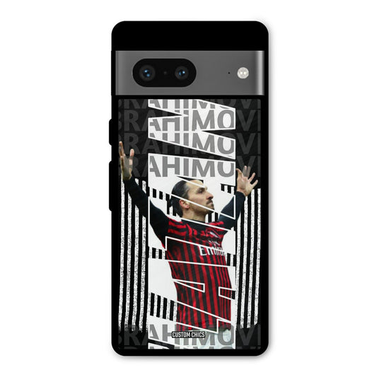 Ibrahimovic Typography Google Pixel 7 Mobile Back Cover - Sports PrintShield Case