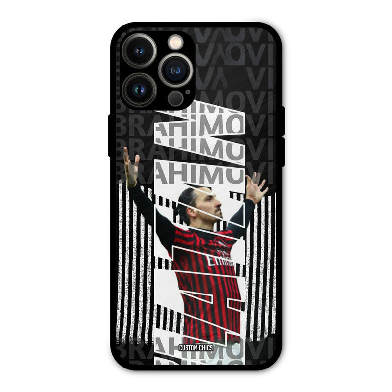 Ibrahimovic Typography  iPhone 13 Pro Max Mobile Back Cover - Sports PrintShield Case