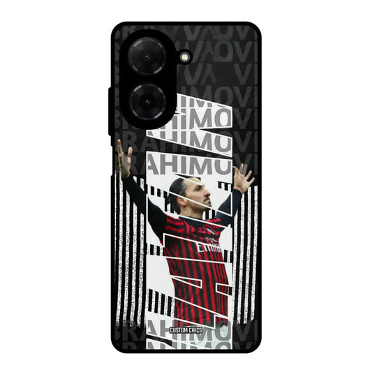 Ibrahimovic Typography Poco C71 Mobile Back Cover - Sports PrintShield Case