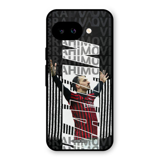 Ibrahimovic Typography Google Pixel 9A Mobile Back Cover - Sports PrintShield Case