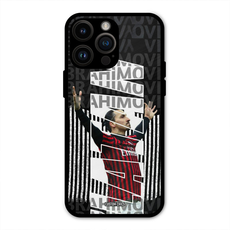 Ibrahimovic Typography  iPhone 14 Pro Max Mobile Back Cover - Sports PrintShield Case