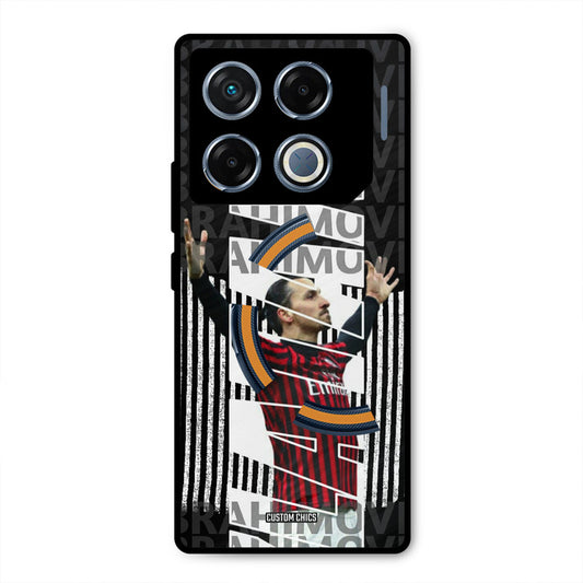 Ibrahimovic Typography Infinix GT 20 Pro Mobile Back Cover - Sports PrintShield Case