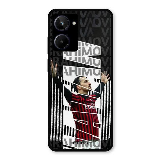Ibrahimovic Typography Realme 10 Mobile Back Cover - Sports PrintShield Case