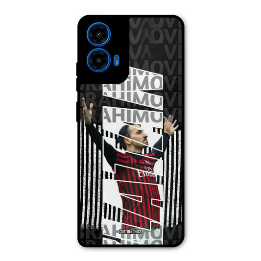 Ibrahimovic Typography Moto G45 Mobile Back Cover - Sports PrintShield Case