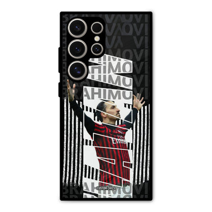 Ibrahimovic Typography Samsung Galaxy S24 Ultra Mobile Back Cover - Sports PrintShield Case