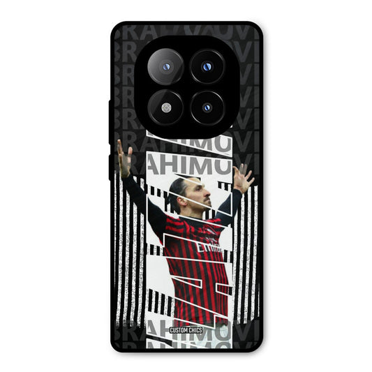 Ibrahimovic Typography Redmi Note 14 Pro Plus 5G Mobile Back Cover - Sports PrintShield Case