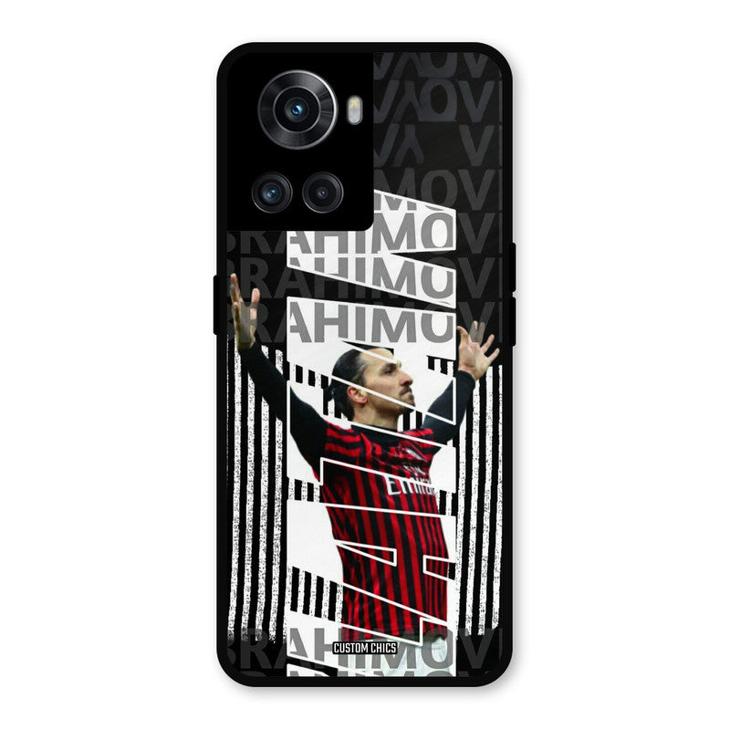 Ibrahimovic Typography OnePlus 10R Mobile Back Cover - Sports PrintShield Case