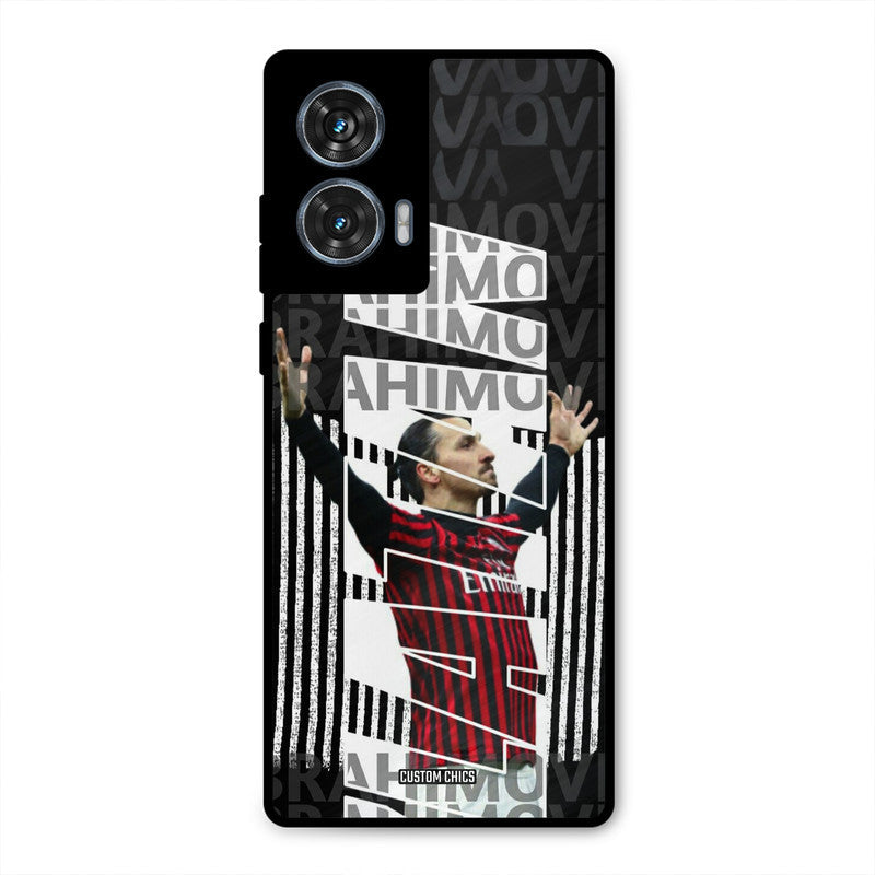 Ibrahimovic Typography Moto G96 Mobile Back Cover - Sports PrintShield Case