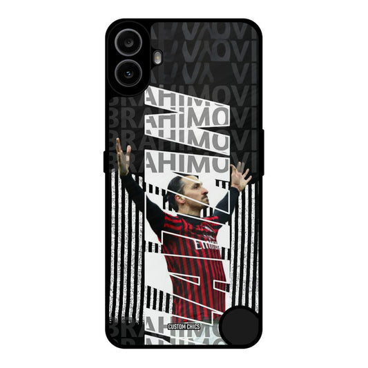 Ibrahimovic Typography Nothing CMF Phone 1 Mobile Back Cover - Sports PrintShield Case