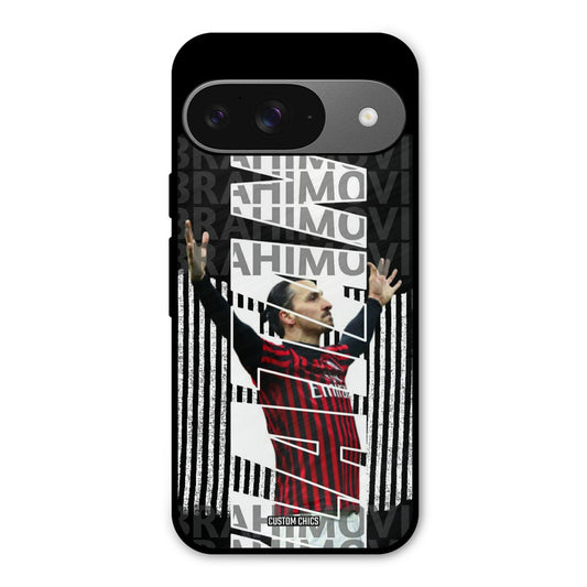 Ibrahimovic Typography Google Pixel 9 Mobile Back Cover - Sports PrintShield Case