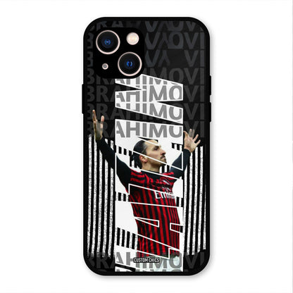 Ibrahimovic Typography  iPhone 13 Mobile Back Cover - Sports PrintShield Case