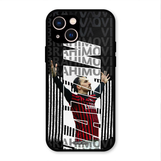 Ibrahimovic Typography  iPhone 13 Mobile Back Cover - Sports PrintShield Case
