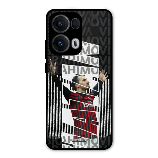 Ibrahimovic Typography Oppo Reno 13 Pro 5G Mobile Back Cover - Sports PrintShield Case