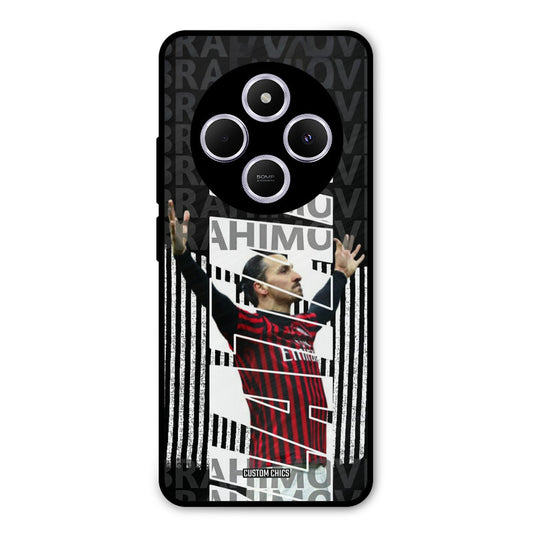 Ibrahimovic Typography Poco C75 Mobile Back Cover - Sports PrintShield Case