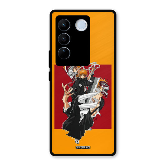 Ichigo Rage Vivo V27 Pro Mobile Back Cover - Anime PrintShield Case