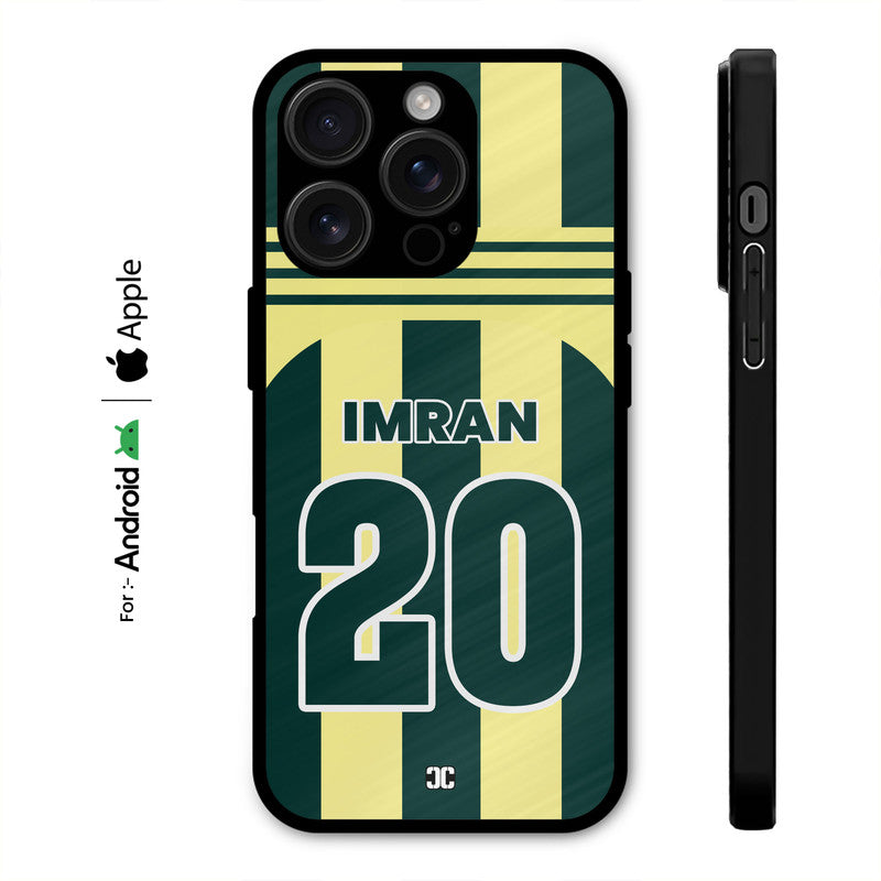 Imran Cricket Jersey Case – Custom Name & Number | PrintShield Mobile Cover