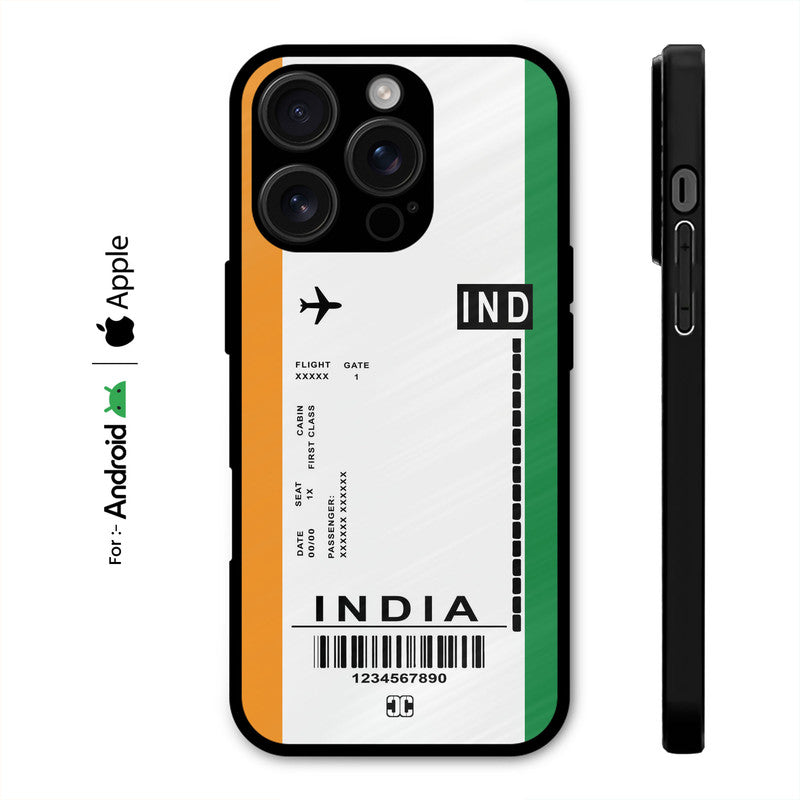 Indian Boarding Pass Case – Premium PrintShield Mobile Cover