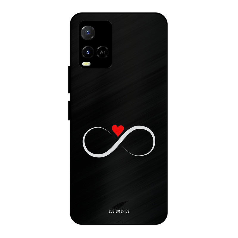 Infinite Love Vivo Y33s Mobile Back Cover - Cute PrintShield Case