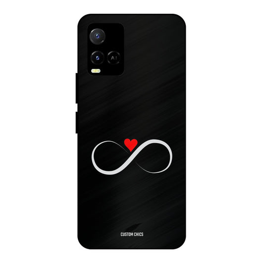 Infinite Love Vivo Y33s Mobile Back Cover - Cute PrintShield Case