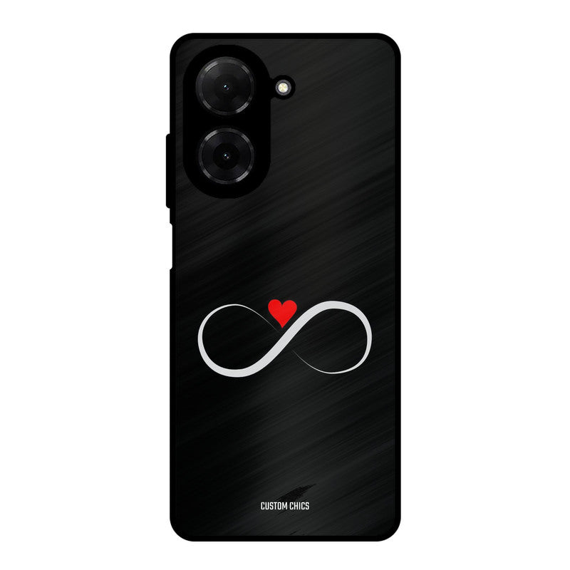 Infinite Love Poco C71 Mobile Back Cover - Cute PrintShield Case