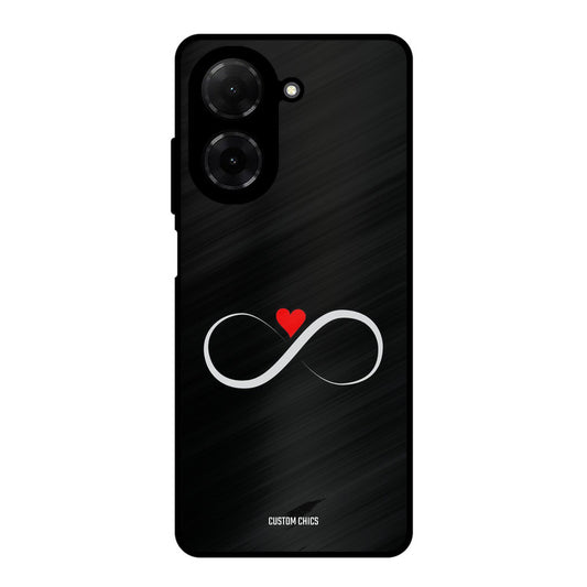 Infinite Love Poco C71 Mobile Back Cover - Cute PrintShield Case