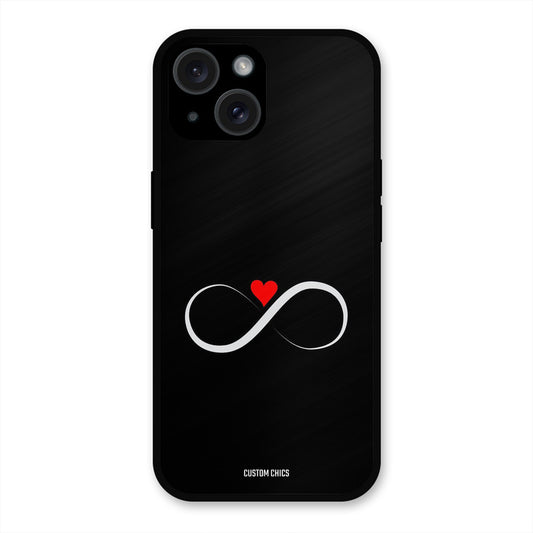 Infinite Love iPhone 15 Plus Mobile Back Cover - Cute PrintShield Case