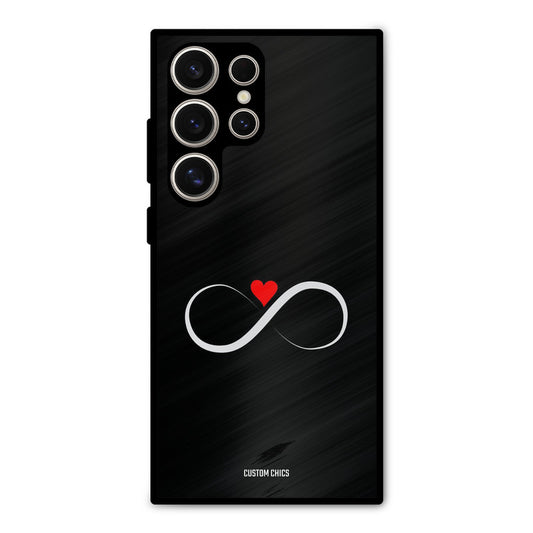 Infinite Love Samsung Galaxy S24 Ultra Mobile Back Cover - Cute PrintShield Case
