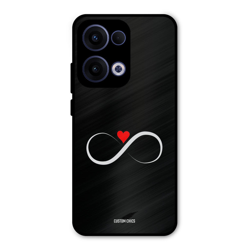 Infinite Love Oppo Reno 13 5G Mobile Back Cover - Cute PrintShield Case