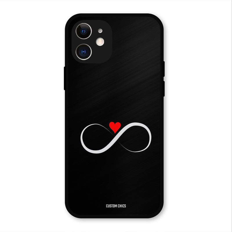Infinite Love iPhone 12 Mobile Back Cover - Cute PrintShield Case