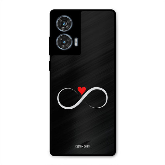 Infinite Love Moto G96 Mobile Back Cover - Cute PrintShield Case
