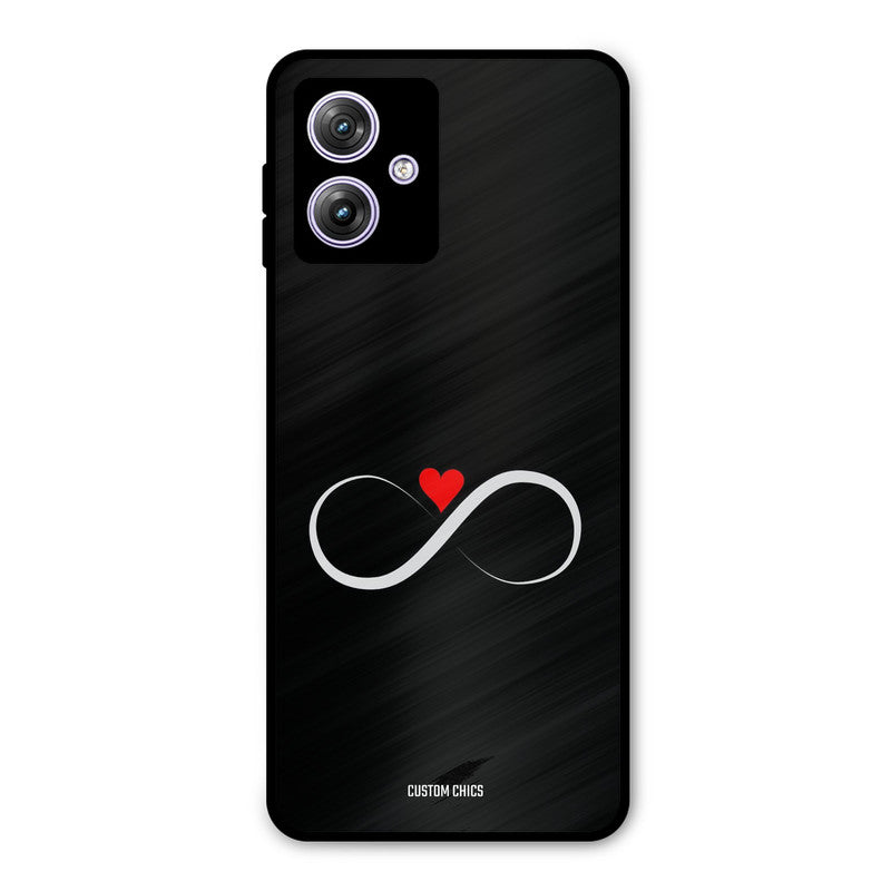 Infinite Love Moto G54 Mobile Back Cover - Cute PrintShield Case