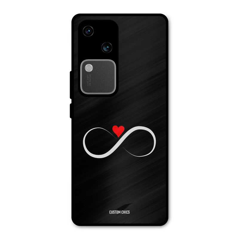 Infinite Love Vivo V30 Mobile Back Cover - Cute PrintShield Case