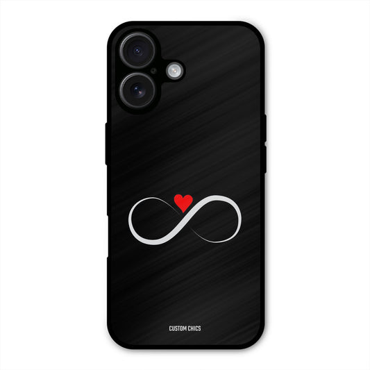 Infinite Love iPhone 16 Plus Mobile Back Cover - Cute PrintShield Case