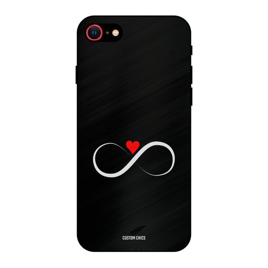 Infinite Love iPhone SE 2020 Mobile Back Cover - Cute PrintShield Case
