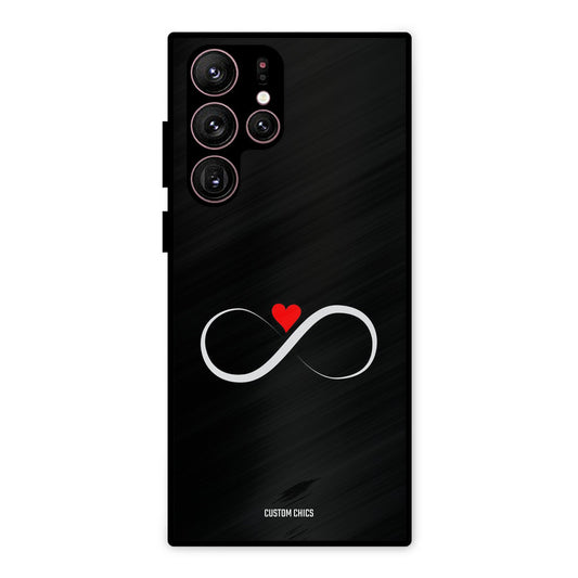 Infinite Love Samsung Galaxy S22 Ultra Mobile Back Cover - Cute PrintShield Case
