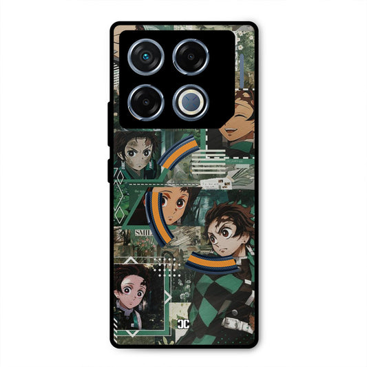 Tanjiro Thoughts Infinix GT 20 Pro Mobile Back Cover - Anime PrintShield Case