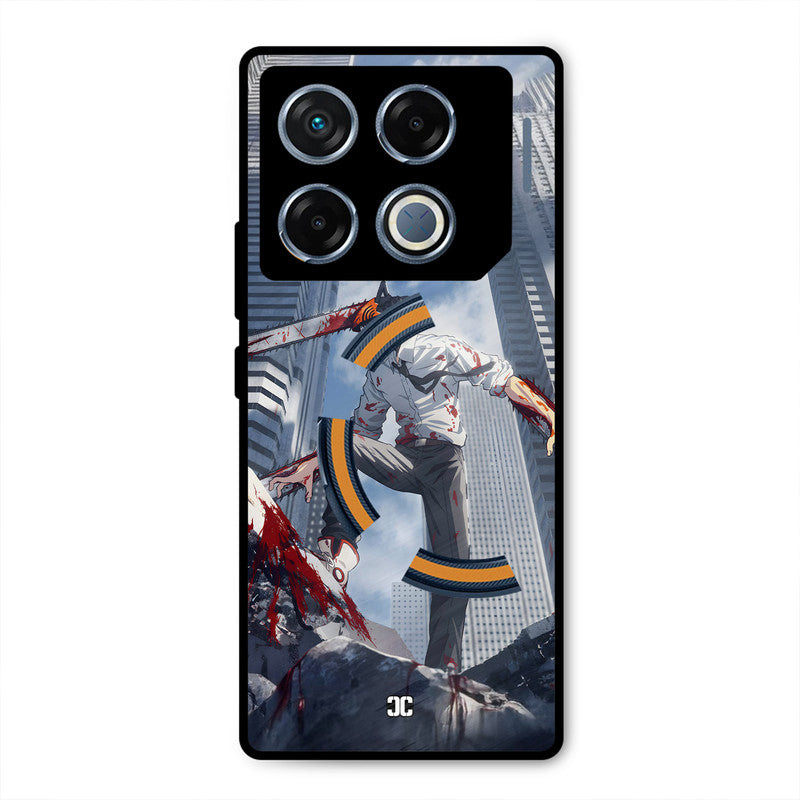 Denji Fighting Infinix GT 20 Pro Mobile Back Cover - Anime PrintShield Case