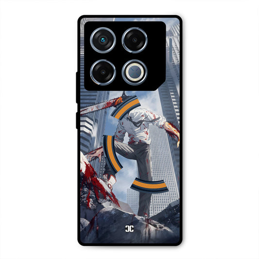 Denji Fighting Infinix GT 20 Pro Mobile Back Cover - Anime PrintShield Case