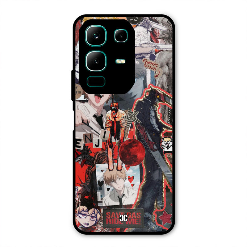 Denji Thoughts Infinix Note 50x Mobile Back Cover - Anime PrintShield Case