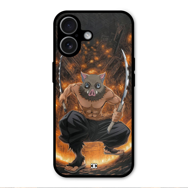 Inosuke Rage iPhone 17 Mobile Back Cover - Anime PrintShield Case