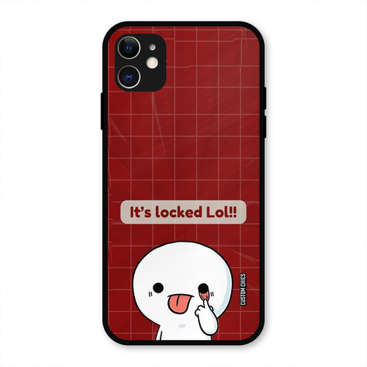 Its Locked iPhone 11 Mobile Back Cover - Cute PrintShield Case