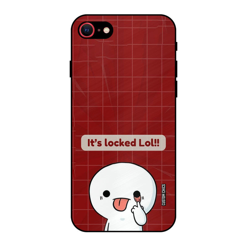 Its Locked iPhone SE 2020 Mobile Back Cover - Cute PrintShield Case