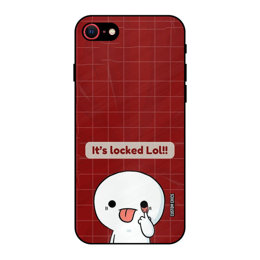 Its Locked iPhone SE 2020 Mobile Back Cover - Cute PrintShield Case