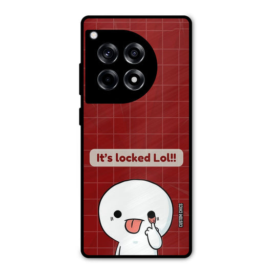 Its Locked OnePlus 12R Mobile Back Cover - Cute PrintShield Case