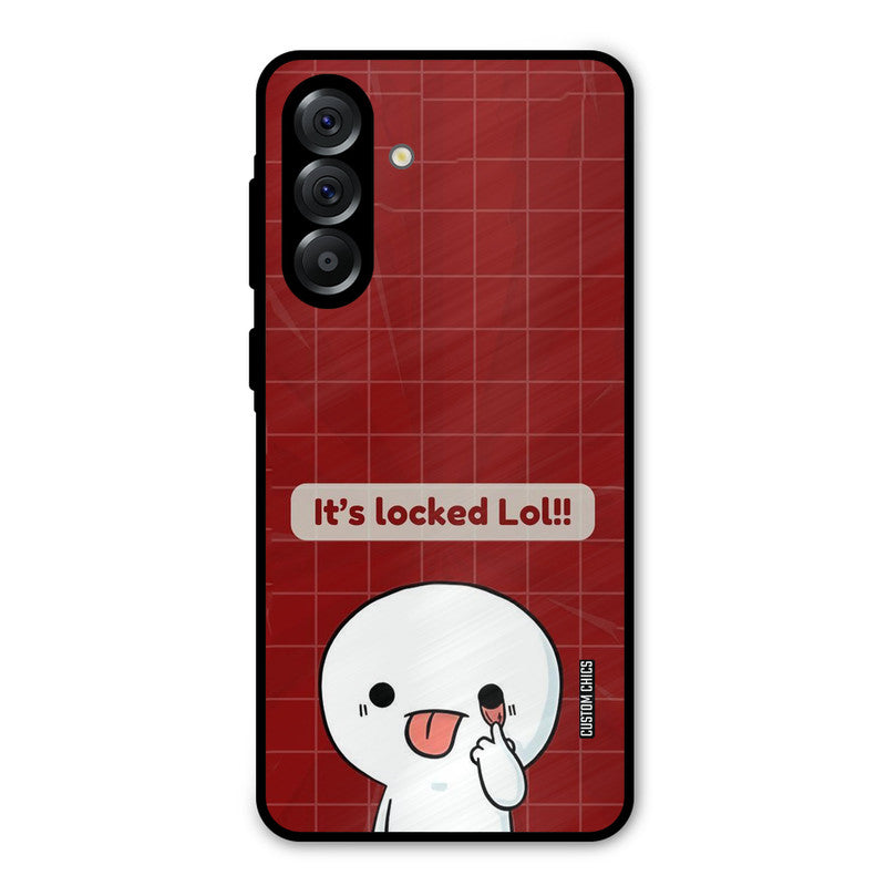 Its Locked Samsung Galaxy A36 Mobile Back Cover - Cute PrintShield Case